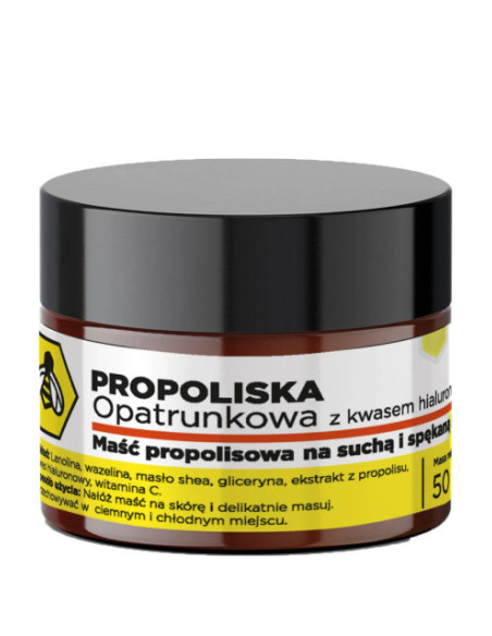 Propoliska opatrunkowa z kwasem hialuronowym maść na suchą i spękaną skórę - 50g - CBD EFFECT