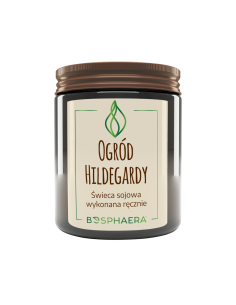 Świeca sojowa wykonana ręcznie Ogród Hildegardy - 190g - Bosphaera