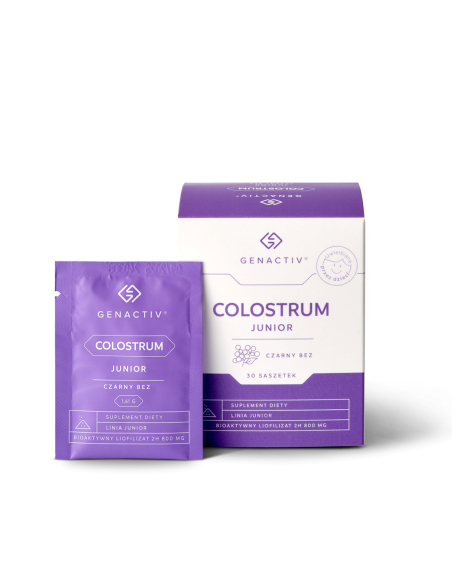 JUNIOR COLOSTRUM 800mg - 30sasz - Genactiv
