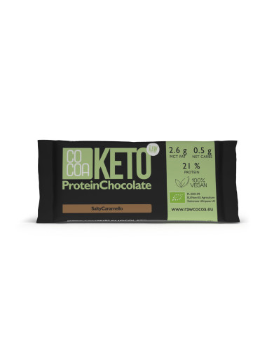 Czekolada proteinowa słony karmel keto - 40g - Cocoa