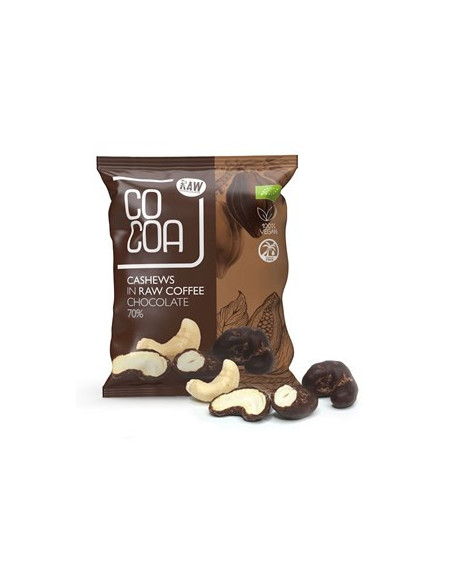 Orzechy Nerkowca w Czekoladzie Kawowej 70% Bio - 70g - Cocoa