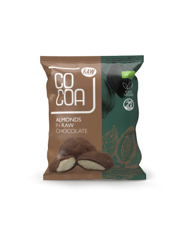 Migdały w Surowej Czekoladzie Bio - 70g - Cocoa