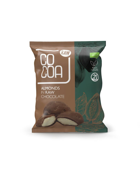 Migdały w Surowej Czekoladzie Bio - 70g - Cocoa