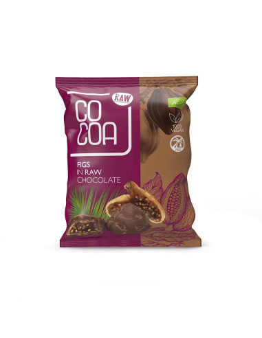 Figi w Surowej Czekoladzie Bio - 70g - Cocoa