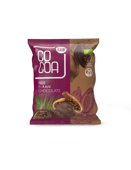 Figi w Surowej Czekoladzie Bio - 70g - Cocoa