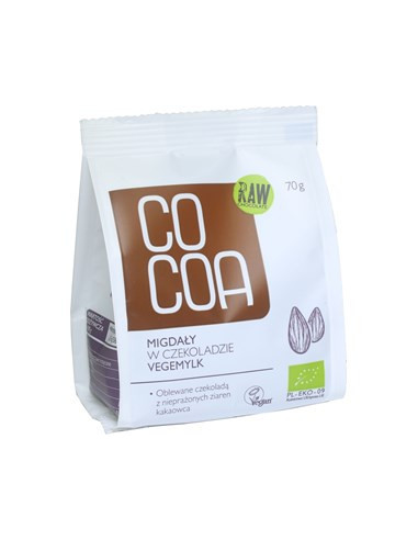Migdały w Czekoladzie Vegemilk Bio - 70g - Cocoa