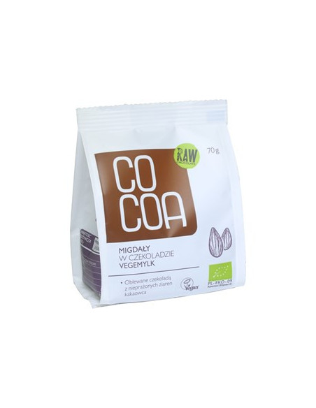 Migdały w Czekoladzie Vegemilk Bio - 70g - Cocoa