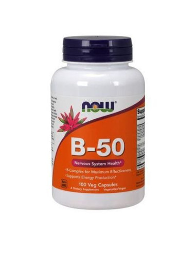Witamina B50 - 100kaps - Now Foods