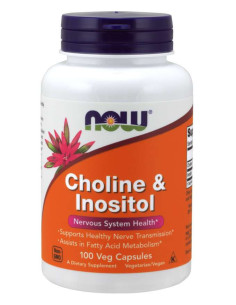 Choline i inositol - 100 kapsułek - Now