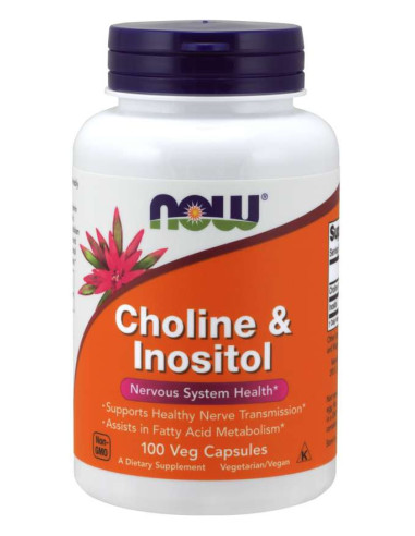 Choline i inositol - 100 kapsułek - Now