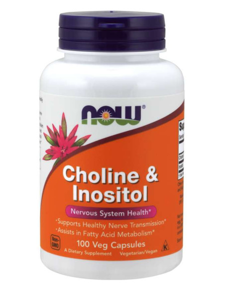 Choline i inositol - 100 kapsułek - Now