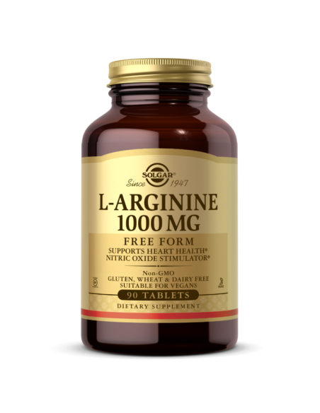 L Arginina 1000mg  - 90kaps- Solgar