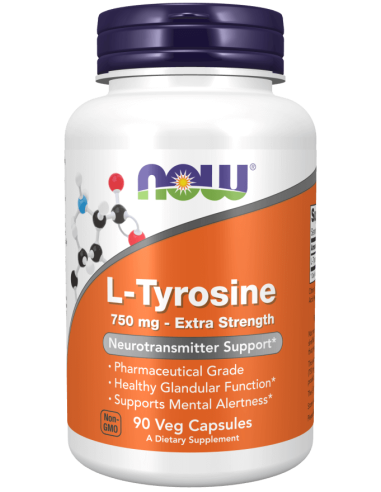 L-Tyrosine - 750mg - NOW