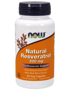 Resveratrol 200mg - 60kaps - Now