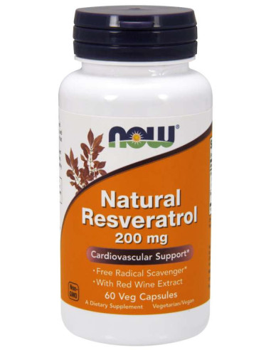 Resveratrol 200mg - 60kaps - Now