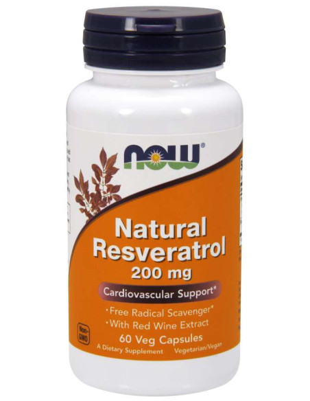 Resveratrol 200mg - 60kaps - Now