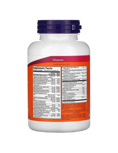 ADAM Multi-Vitamin for Men - 90kaps - Now Foods