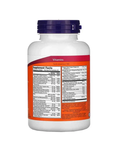 ADAM Multi-Vitamin for Men - 90kaps - Now Foods