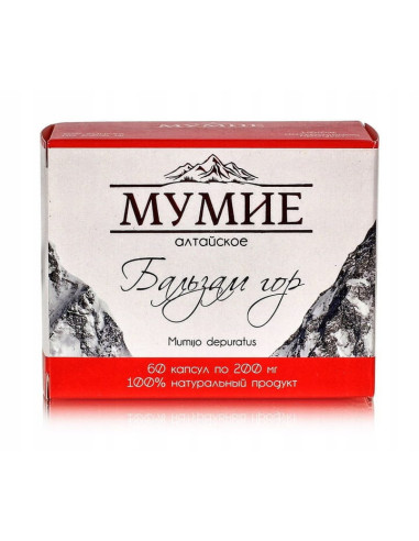 Mumio Ałtajskie 0,2g - 60tabl