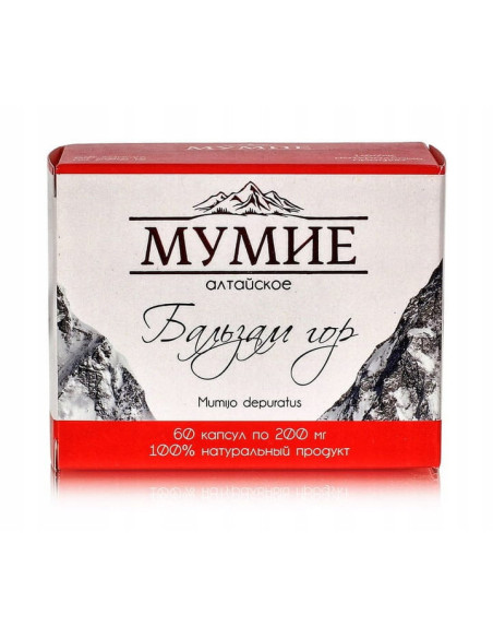Mumio Ałtajskie 0,2g - 60tabl