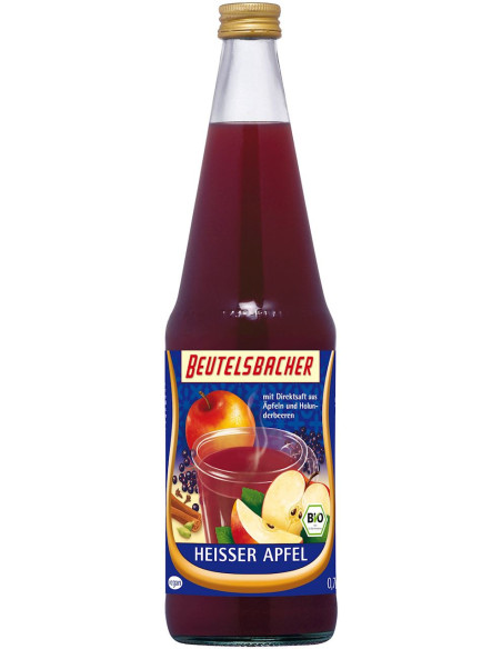 Grzaniec jabłko czarny bez Bio - 700ml - Beutelsbacher