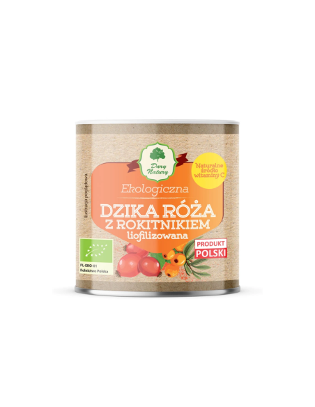 Róża rokitnik Eko liofilizowany - 70g - Dary Natury