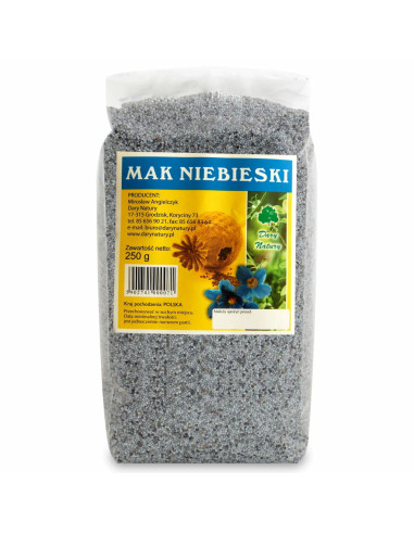 Mak niebieski - 250g - Dary Natury