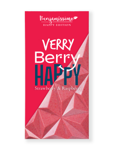 Tabliczka kakaowa truskawka-malina bezglutenowa Bio - 60g - Benjamissimo