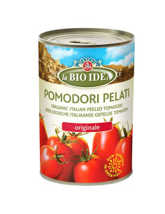 Pomidory pelati bez skóry bio - 400g (240g) - La Bio Idea