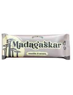 Baton bakaliowy o smaku chałwy Madagaskar bezglutenowy - 40g - Zmiany Zmiany