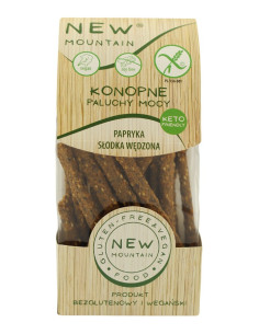 Paluchy mocy konopne ze słodką papryką wędzoną - 200g - New Mountain