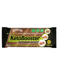 Baton orzechowy Keto Booster bezglutenowy - 40g - Zmiany Zmiany