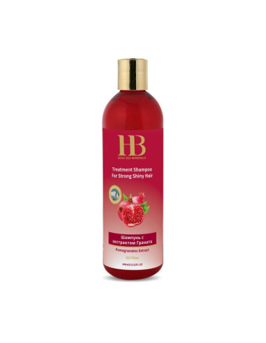 Szampon do włosów suchych i zniszczonych z granatem - 400ml - Health and Beauty