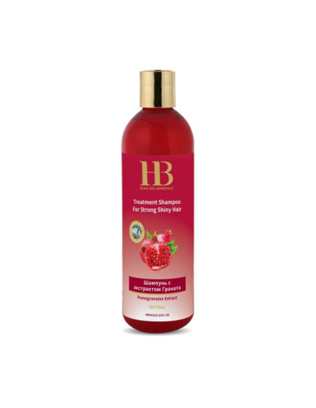 Szampon do włosów suchych i zniszczonych z granatem - 400ml - Health and Beauty