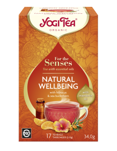 Herbatka Dla Zmysłów Na Dobre Samopoczucie (Natural Wellbeing) BIO 17 saszetek - 34g - Yogi Tea