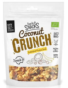 Crunchy z kokosem, bananem i orzechami laskowymi Bio - 150g - Diet Food