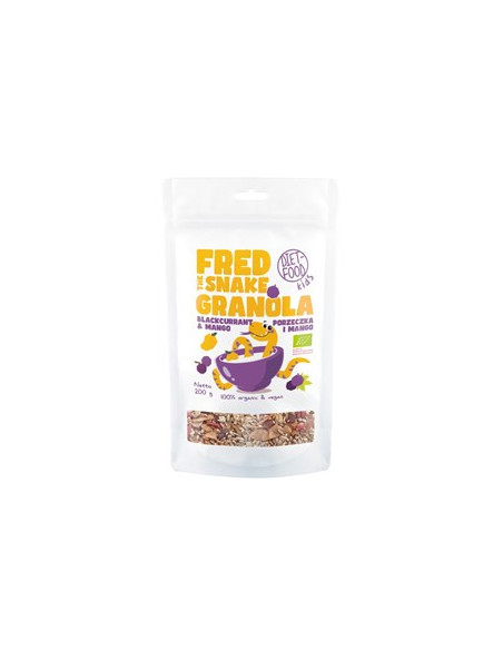 Granola mango czarna porzeczka Bio - 200g - Diet Food