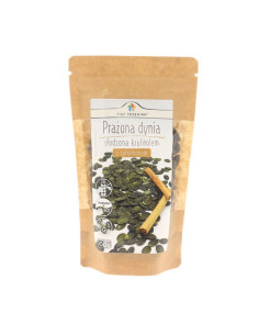 Prażona dynia słodzona ksylitolem z cynamonem - 100g - Pięć Przemian