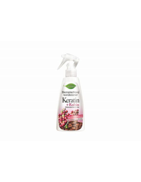 Odżywka do włosów keratyna kofeina bez spłukiwania - 260ml - Bione