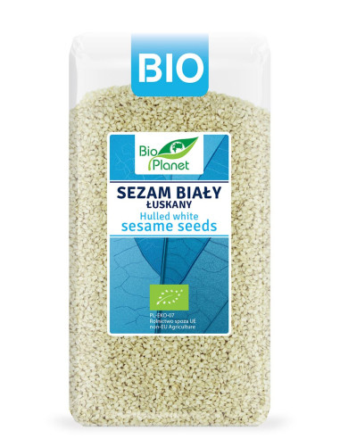 Sezam biały łuskany Bio - 400g - Bio Planet
