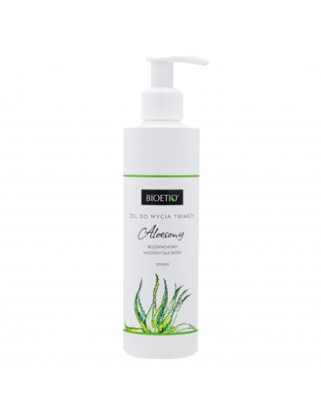 Żel aloesowy do mycia twarzy - 200ml - Bioetiq