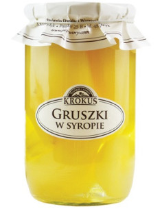 Gruszki w syropie - 720g (360g) - Krokus