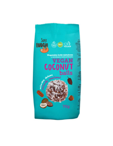 Wegańskie kulki daktylowe z kokosem BIO - 70g - Me Gusto