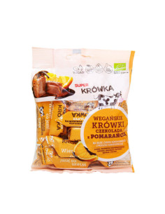 Super Krówka Krówki z pomarańczą Bezmleczne Bezglutenowe Bio - 150g - Me Gusto