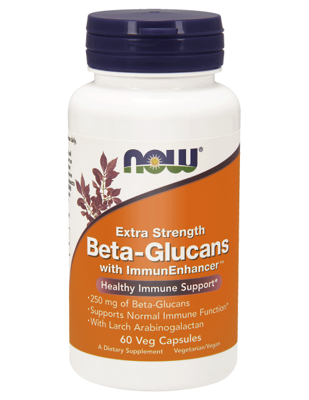 Beta-Glucans 250mg - 60kaps - Now Foods