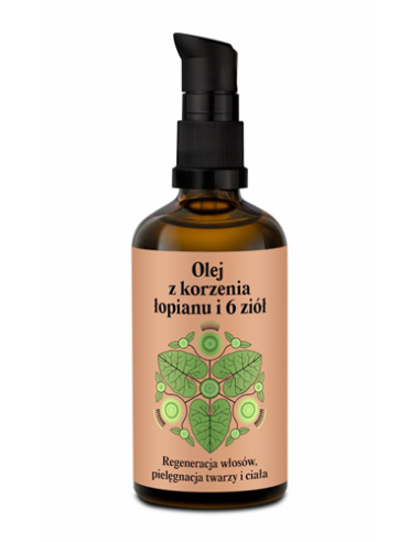 Olej z Korzenia Łopianu z Ziołami - 100ml - Nami