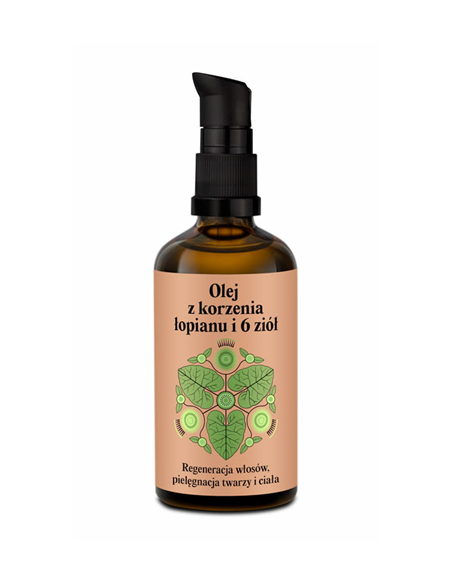 Olej z Korzenia Łopianu z Ziołami - 100ml - Nami