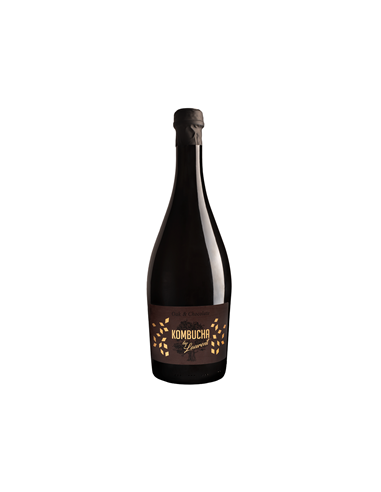 Kombucha szampańska o smaku czekoladowym - 750ml - Kombucha by Laurent