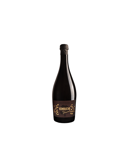 Kombucha szampańska o smaku czekoladowym - 750ml - Kombucha by Laurent