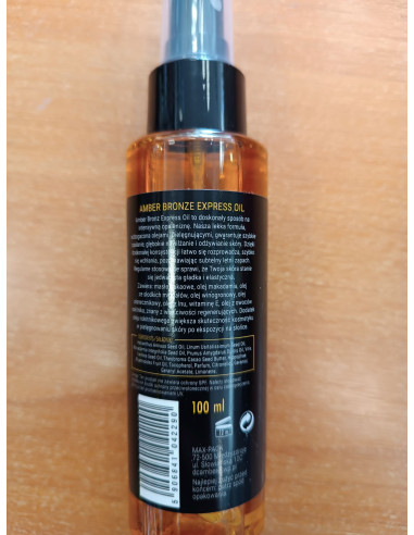 Bronze express olejek przyspiesza opalanie - 100ml - AMBER